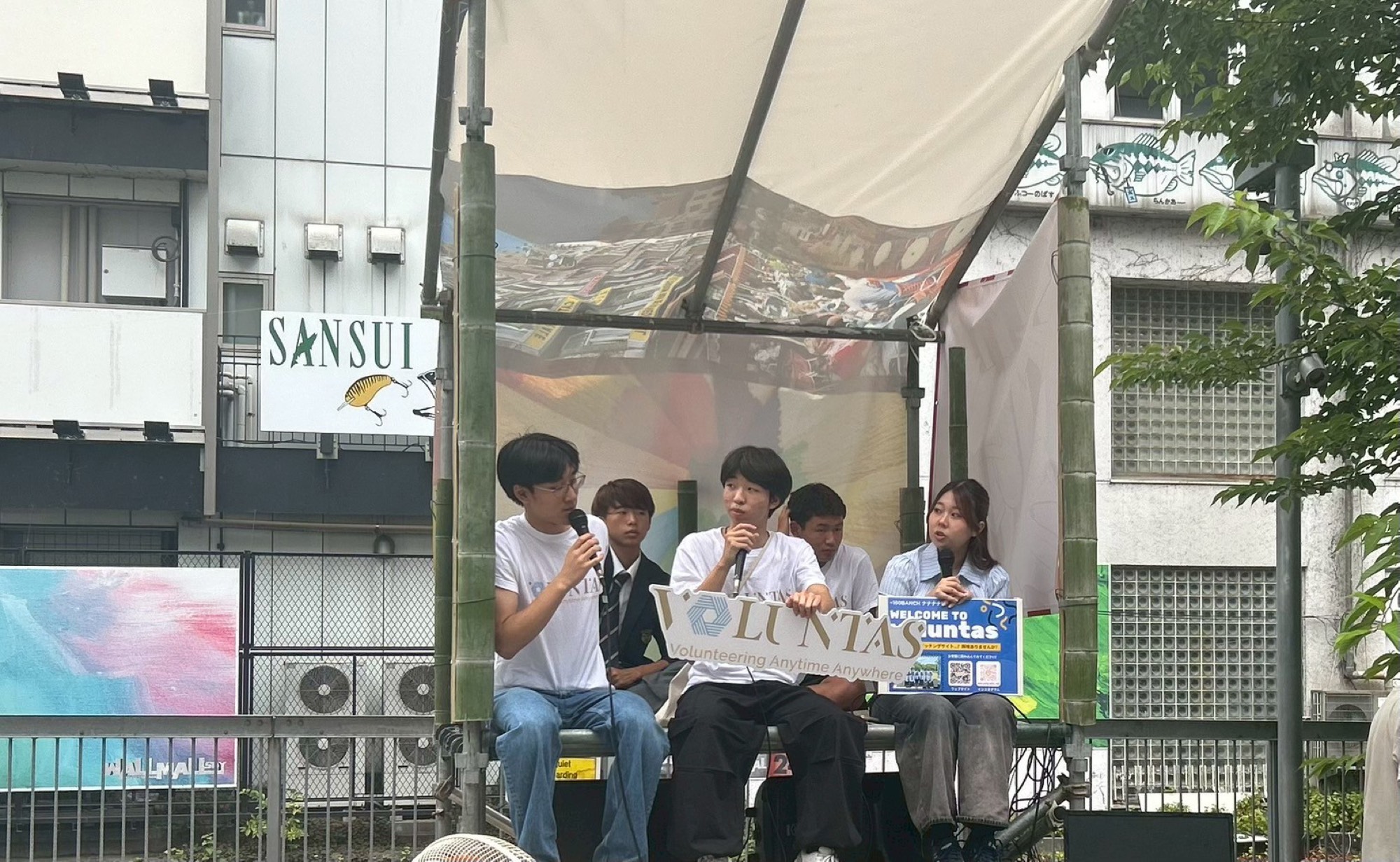 ナナナナ祭でのvoluntasの活動の様子